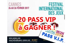 20 pass VIP festival jeux cannes