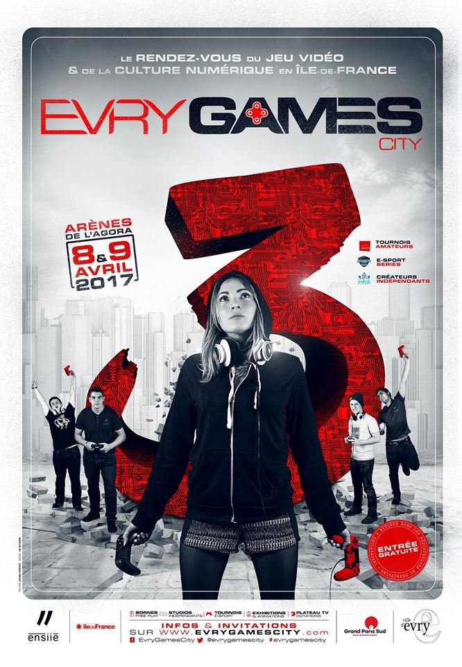 affiche evry game city 3