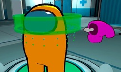 Among Us VR head