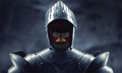 Angry Birds head Medieval