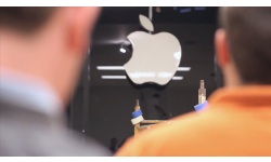 apple store sxsw logo pomme head