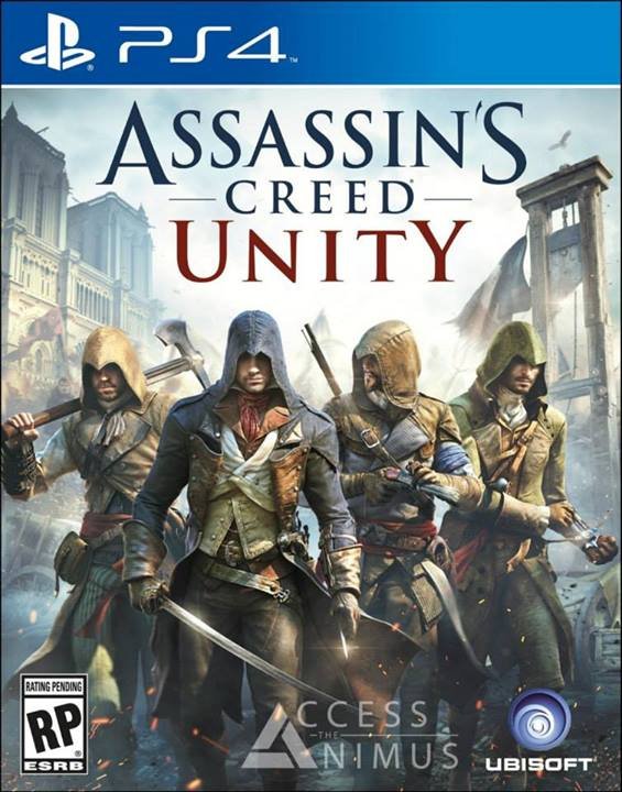assassin creed unity cover jaquette ps4