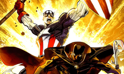 Black Panther Captain America Flags of Our Fathers Vol 1 1