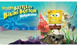Bob L'Eponge Bataille Pour Bikini Bottom Rehydraté head art logo