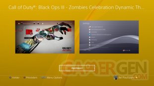 Call of Duty Black Ops III Zombies Chronicles theme dynamique celebration