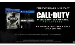Call of Duty Modern Warfare Remastered early access