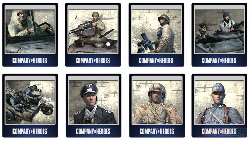 Company-of-Heroes-Cartes à échanger