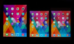 comparaison ecran ipad air mini retina