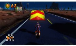 Crash Bandicoot N. Sane Trilogy comparaison Warped Road Crash moto