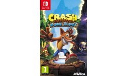 crash bandicoot n sane trilogy switch cover jaquette.