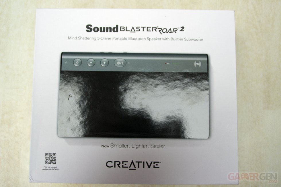 Creative Sound Blaster Roar 2 Enceinte Sans Fil Bluetooth TeraBass NFC Test Note Avis Review Image Photo Présentation GamerGen_com Clint001_06