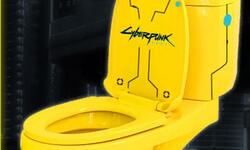 Cyberpunk 2077 Toilettes Jaune et Noire