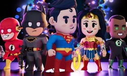DC Justice League Outright Games head