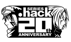 dot hack 20th Anniversary logo head banner