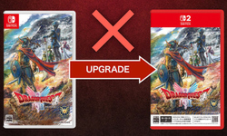 Dragon Quest I & II HD 2D Remake Upgrade mise à niveau Switch 2