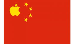 drapeau chine apple