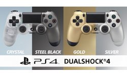 DualShock 4 PS4 Crystal Steel Black Gold Silver