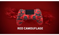 DualShock 4 Red Camouflage