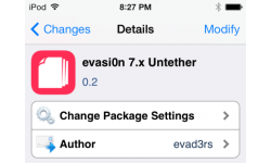 evasi0n 7.x untether paquet