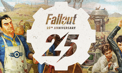 Fallout 25 ans 25th Anniversary head logo