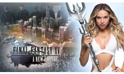 Final Fantasy XV A New Empire Mobile Game Ad Campaign Debuts Alexis Ren