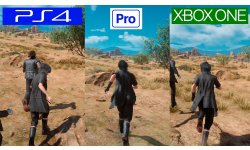 Final Fantasy XV images comparaison