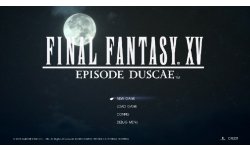 Final Fantasy XV menu head Episode Duscae