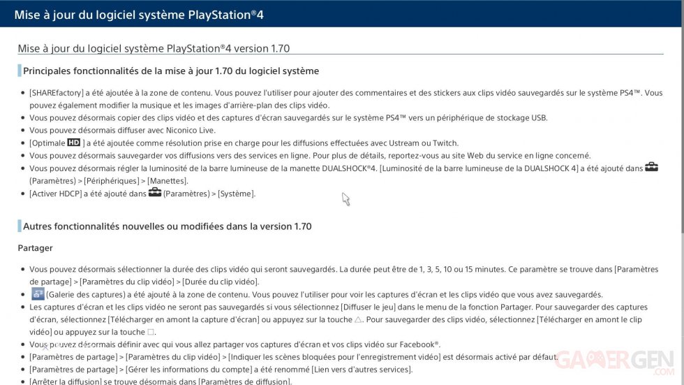 Firmware 1.70 PS4 mise a jour 30.04.2014  (2)