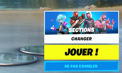 Fortnite 15 02 2022 nouveau menu écran accueil