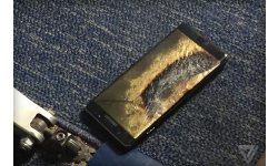 Galaxy Note 7 brule dans avion