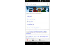 Google Now karaoke chants Noel