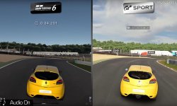 Gran Turismo Sport 6 comparaison images