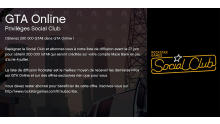 GTA Online crédits dollars inscription newsletter Rockstar Social Club