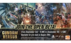 Gundam Versus Open Beta