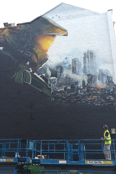 Halo 5 graffiti image screenshot 1