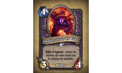 hearthstone carte demoniste naxxramas implorateur vide