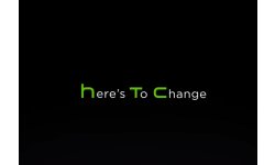 here\'s to change ad campaign