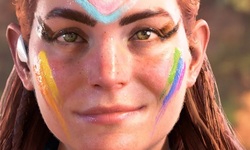 Horizon Forbidden West 1 18 Pride Face Paint