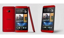 htc one rouge red glamour