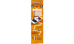infographie esport e Sport en France on avance