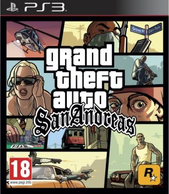 jaquette GTA San Andreas PS3