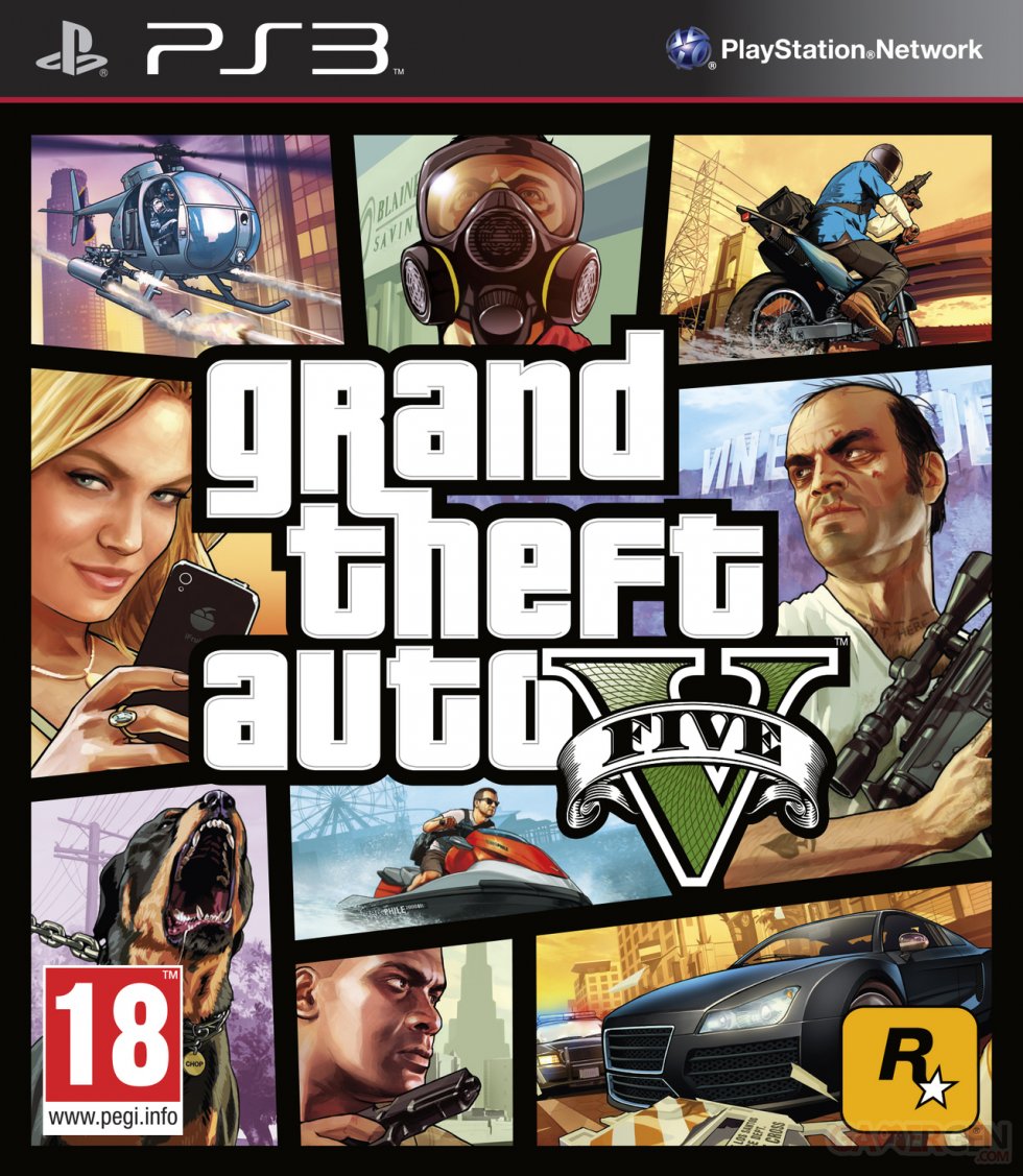 Jaquette PS3 Grand Theft Auto 5 GTA