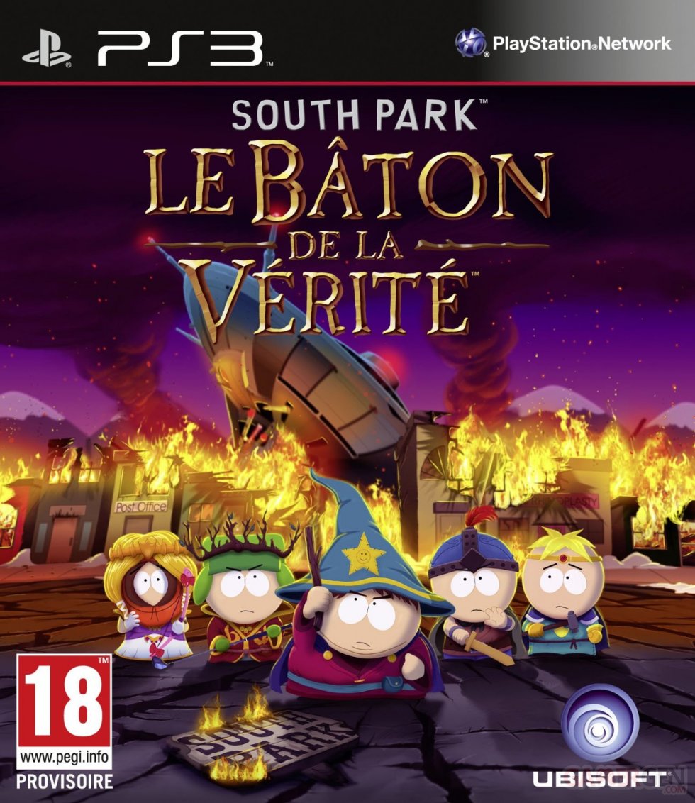 Jaquette PS3 South Park Le Baton De La Vérité