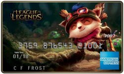 League of legends carte american express