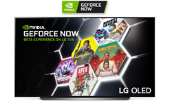LG NVIDIA GeForce NOW White Background