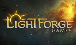 LightforgeGames Space Banner Logo