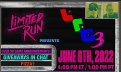 Limited Run Games LRG3 01 07 06 2022