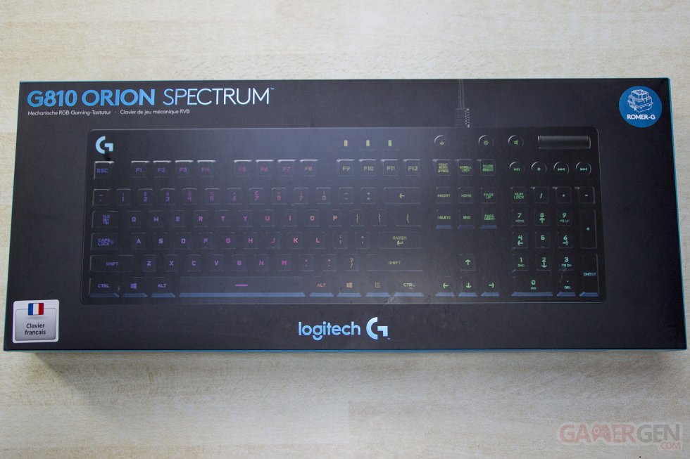 Logitech G810 Orion Spectrum Clavier Mecanique Switches Romer-G Test Avis Note GamerGen_com_05