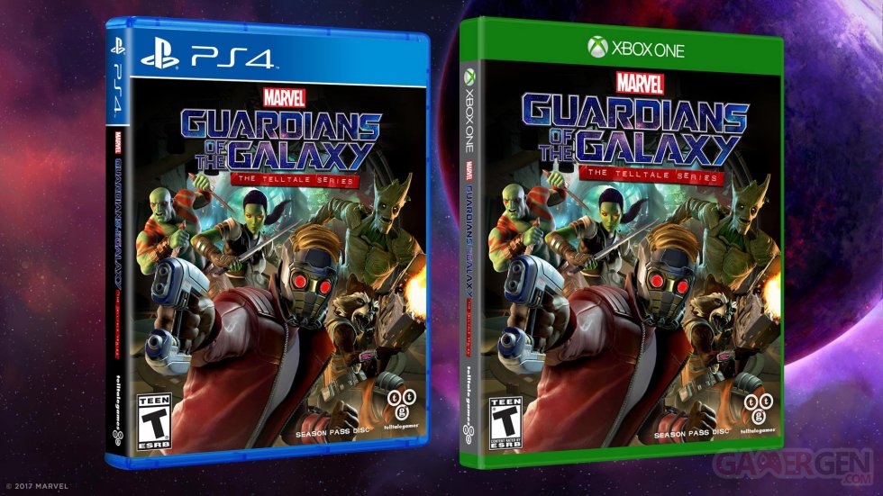 Marvel’s Guardians of the Galaxy The Telltale Series Boite