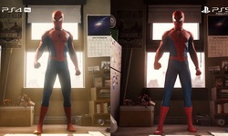 Marvel's Spider Man Remastered comparaison head